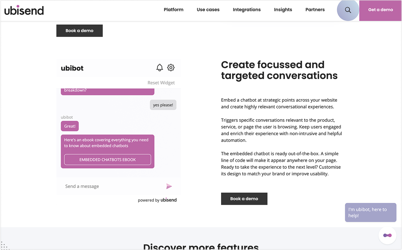 Create focussed and targeted conversations