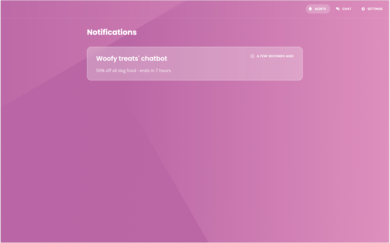 Notify users of what matters