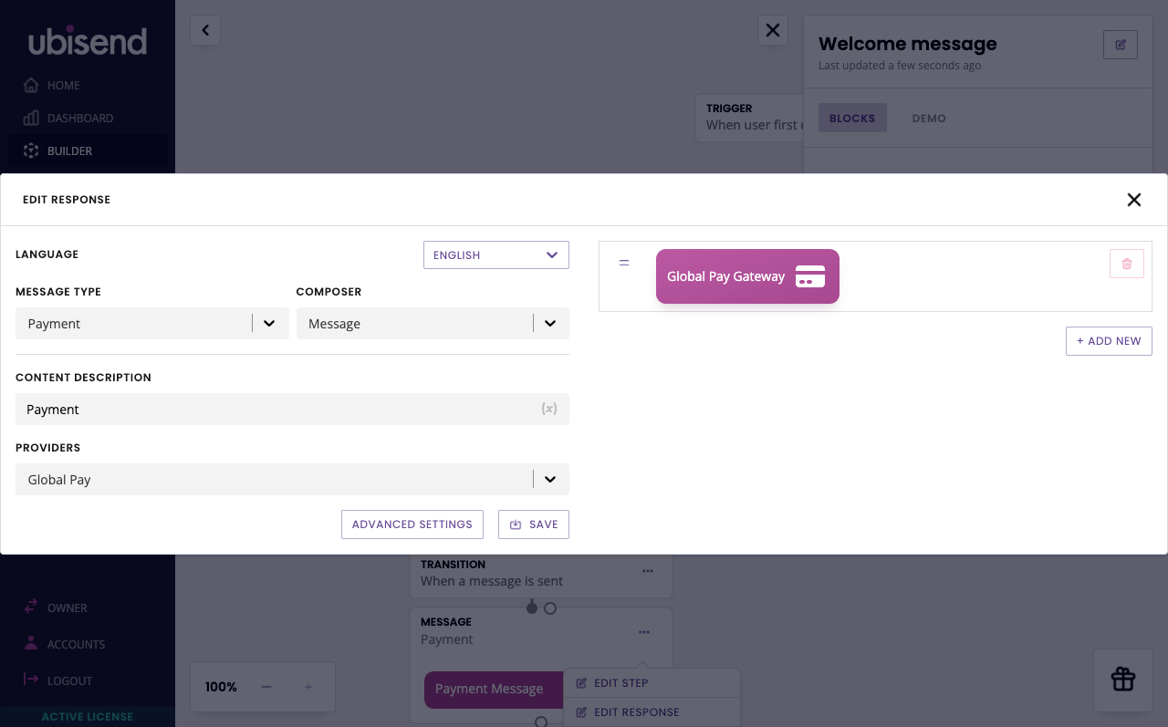 Customisable payment experiences